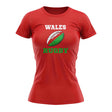 Wales Rugby Ball T-Shirt (Red) - Ladies_1