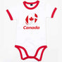 Canada Rugby Ringer Bodysuit - White/Red (Baby)_0
