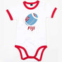 Fiji Rugby Ringer Bodysuit - White/Red (Baby)_0