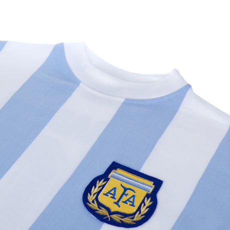 Argentina 1986 World Cup No 10 Retro Football Shirt_2