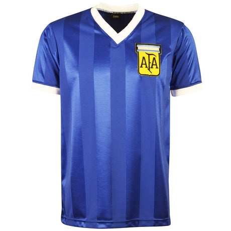 Argentina 1986 World Cup Away No 10 Kids Shirt_1