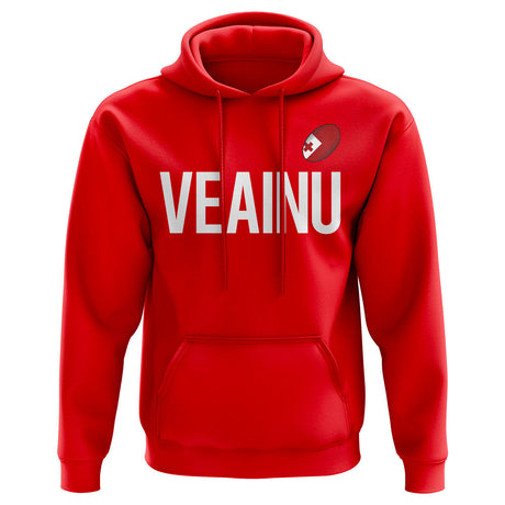 Telusa Veainu Tonga Rugby Hoody (Red)_0
