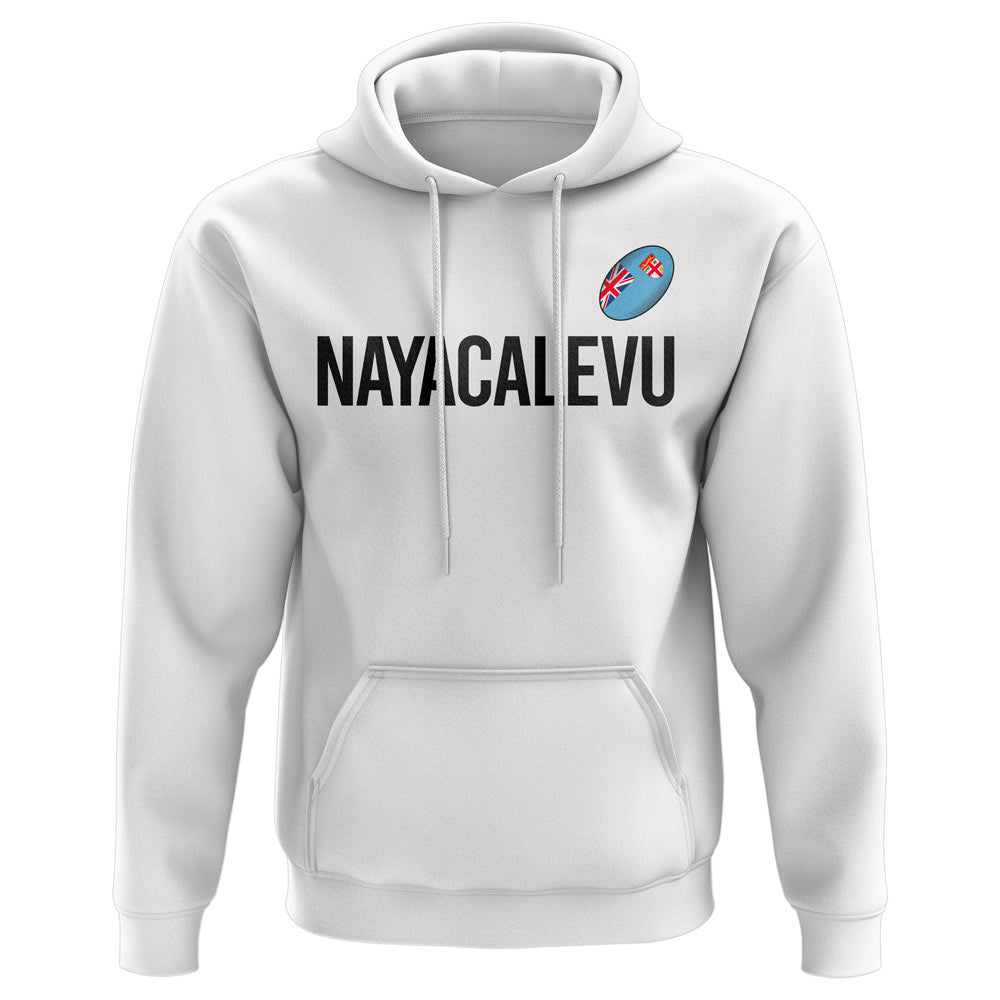 Waisea Nayacalevu Fiji Rugby Hoody (White)_0