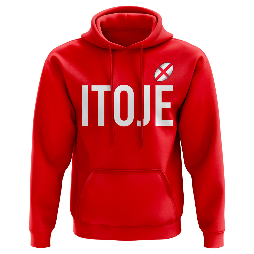 Mario Itoje England Rugby Hoody (Red)_0