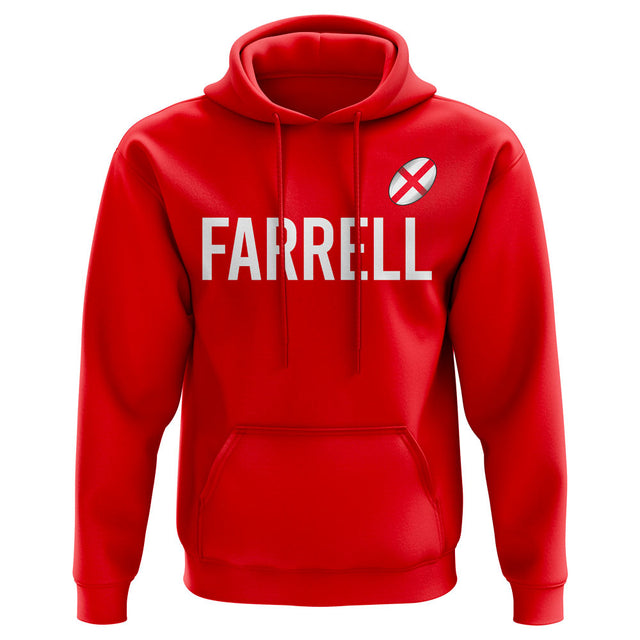 Owen Farrell England Rugby Hoody (Red)_0