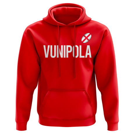 Billy Vunipola England Rugby Hoody (Red)_0