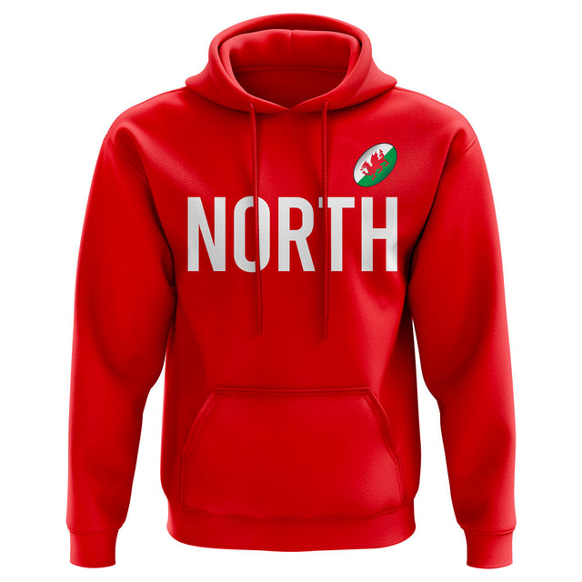 George North Wales Rugby Hoody (Red)_0