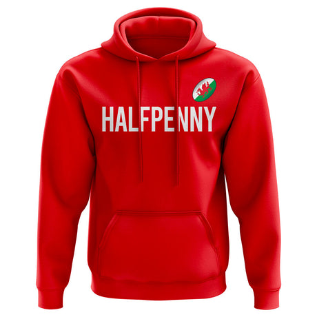 Leigh Halfpenny Wales Rugby Hoody (Red)_0