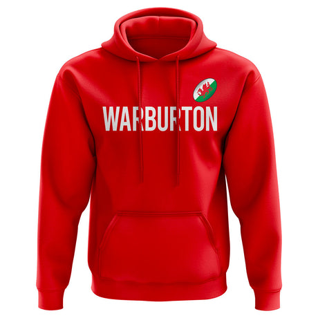 Sam Warburton Wales Rugby Hoody (Red)_0
