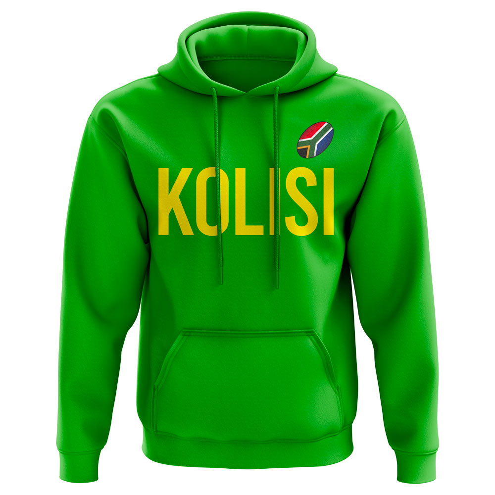Siya Kolisi Springboks Rugby Hoody (Green)_0