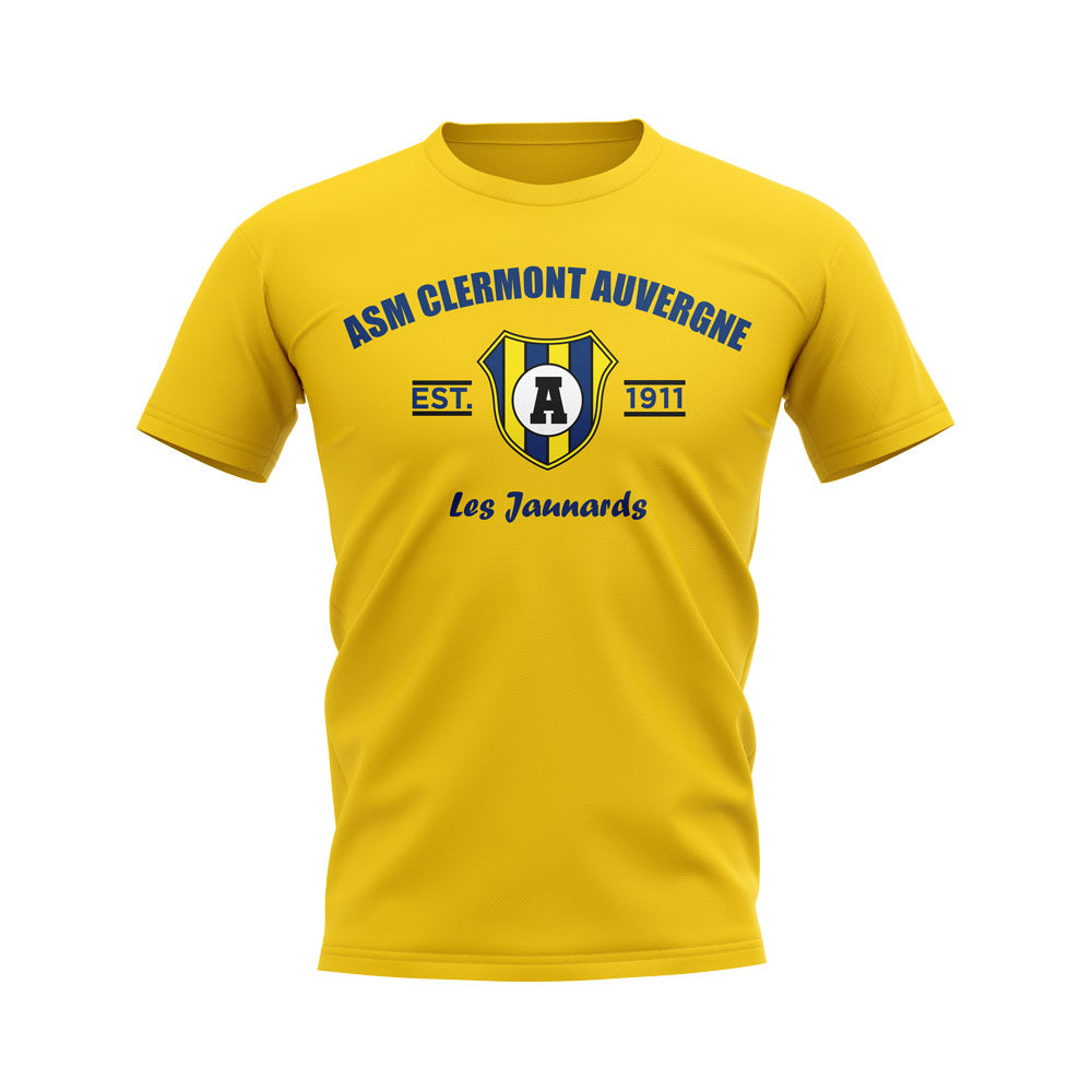 ASM Clermont Auvergne Rugby Established T-Shirt (Yellow)_0