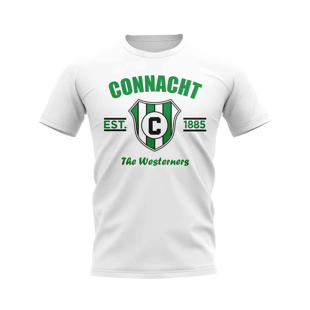 Connacht Rugby Established T-Shirt (White)_0