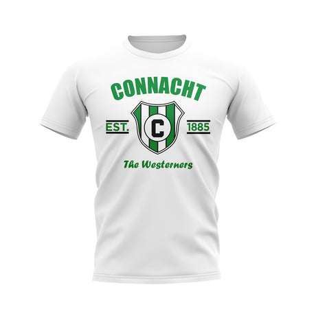 Connacht Rugby Established T-Shirt (White)_0