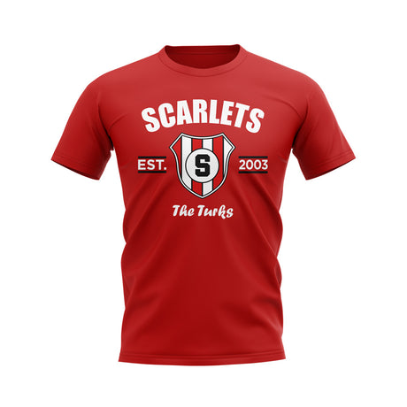 Scarlets Rugby Established T-Shirt (Red)_0