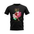 Gareth Bale Wales Celebration T-Shirt (Black)_0