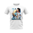 Diego Maradona Bootleg T-Shirt (White)_0
