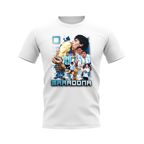 Diego Maradona Bootleg T-Shirt (White)_0