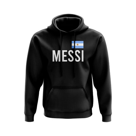 Lionel Messi Argentina Name Hoody (Black)_0
