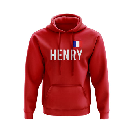 Thierry Henry France Name Hoody (Red)_0