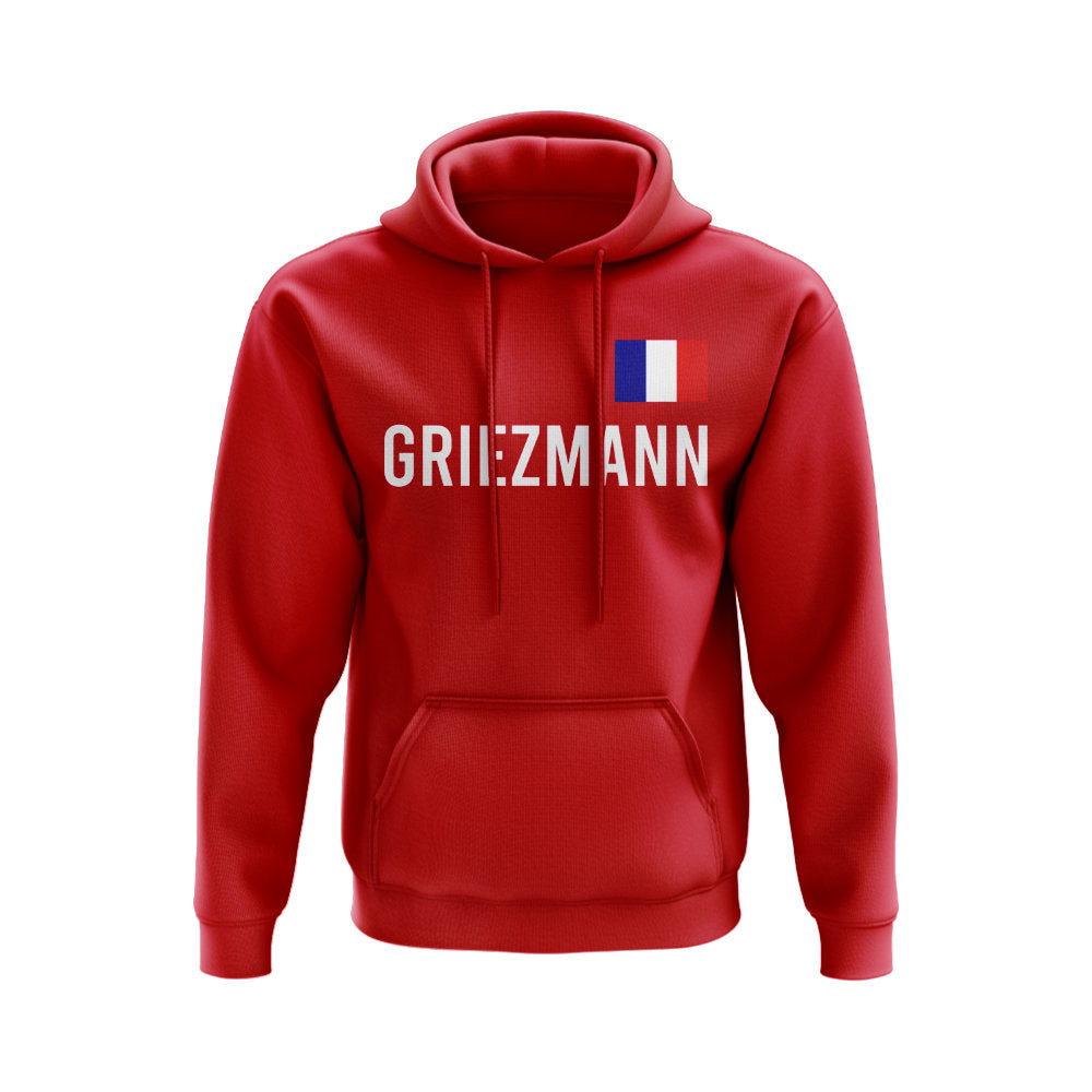 Antoine Greizmann France Name Hoody (Red)_0