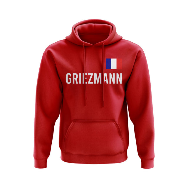 Antoine Greizmann France Name Hoody (Red)_0
