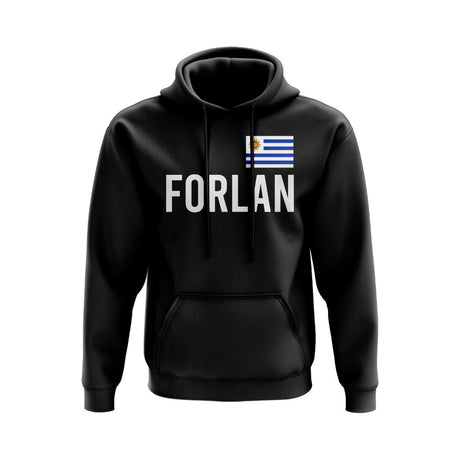 Diego Forlan Uruguay Name Hoody (Black)_0