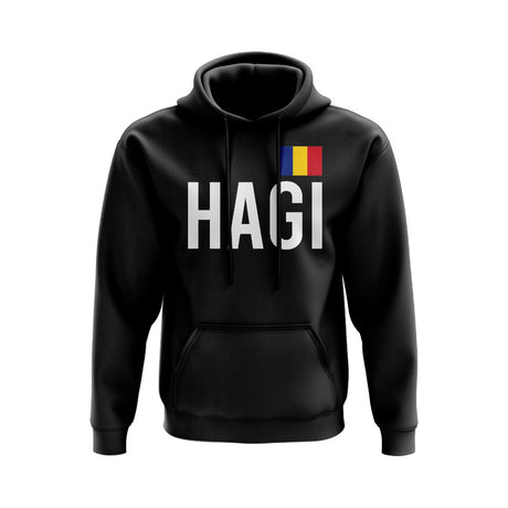 Gheorge Hagi Romania Name Hoody (Black)_0
