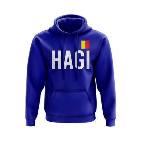 Gheorge Hagi Romania Name Hoody (Royal)_0