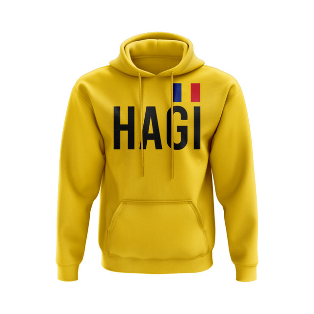 Gheorge Hagi Romania Name Hoody (Yellow)_0