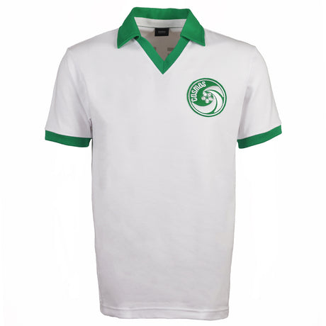 New York Cosmos Retro White Football Shirt_0