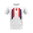 England 1998 Retro Pattern T-shirt (White)_0