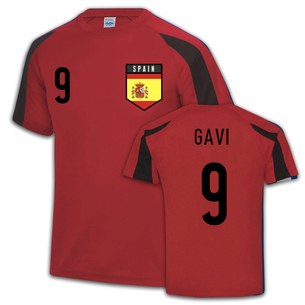 Spain Sports Jersey Training (Gavi 9)_0