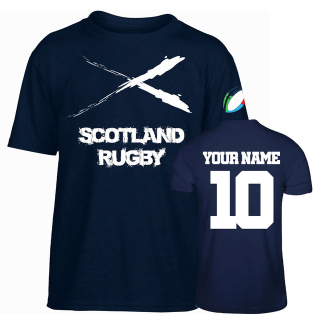 Scotland Country Rugby T-Shirt (Your Name)_0
