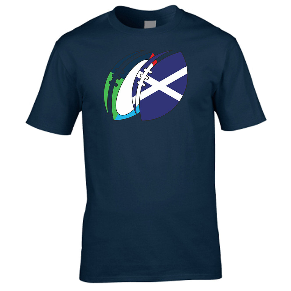 Scotland Rugby Ball T-Shirt_0