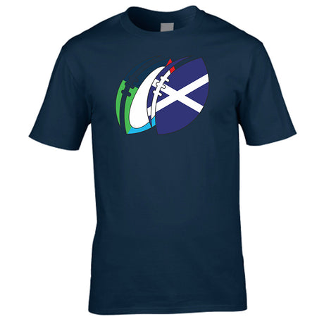Scotland Rugby Ball T-Shirt_0