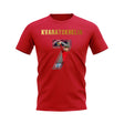 Khvicha Kvaratskhelia Name And Number Georgia T-Shirt (Red)_0