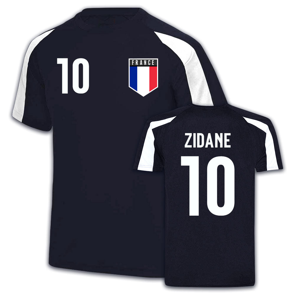 France Sports Training Jersey (Zinedine Zidane 10)_0