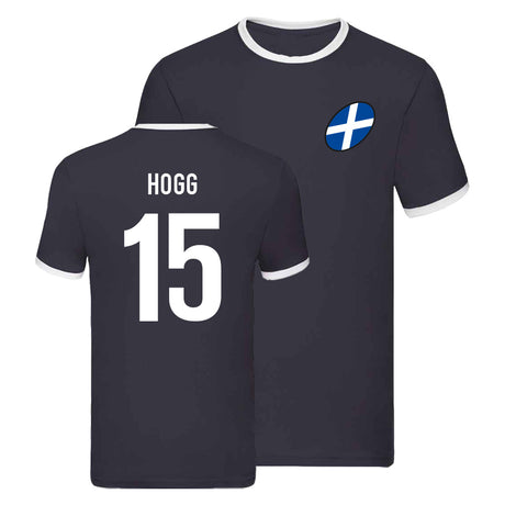 Scotland Rugby Ringer T-shirt (Stuart Hogg 15)_0