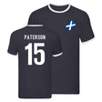 Scotland Rugby Ringer T-shirt (Chris Paterson 15)_0
