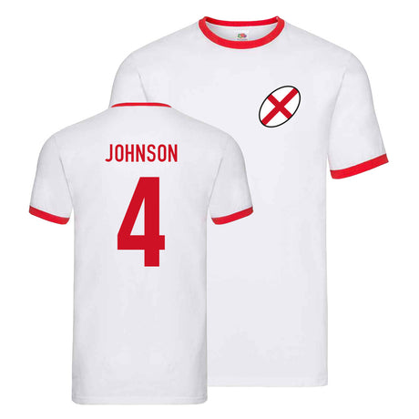 England Rugby Ringer T-shirt (Martin Johnson 4)_0