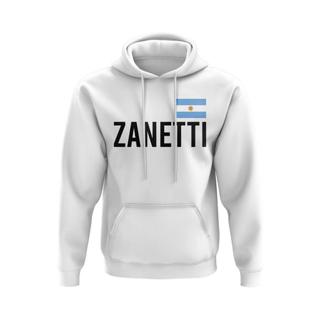 Javier Zanetti Argentina Name Hoody (White)_0