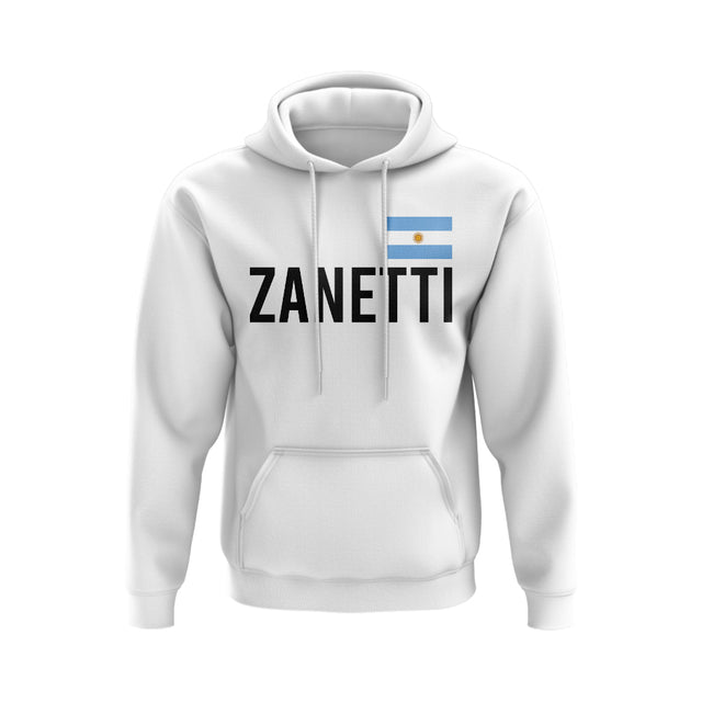 Javier Zanetti Argentina Name Hoody (White)_0