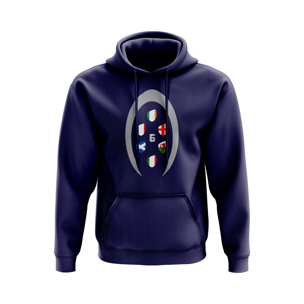 Six Nations Rugby Shield Hoody (Navy)_0