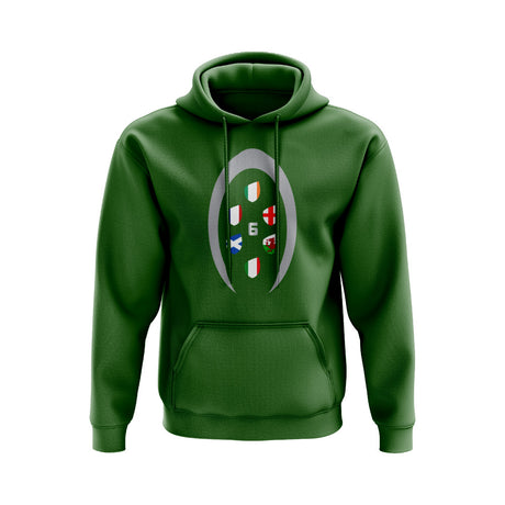 Six Nations Rugby Shield Hoody (Green)_0