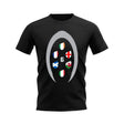 Six Nations Rugby Shield T-Shirt (Black)_0