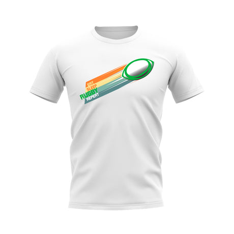 Eat Sleep Rugby Repeat T-Shirt (White/Green)_0