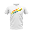 Eat Sleep Rugby Repeat T-Shirt (White/Yellow)_0