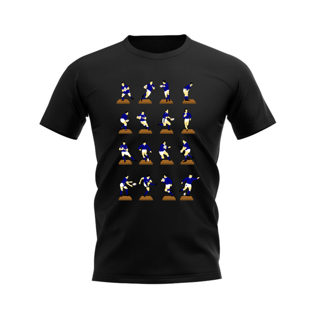 Navy Rugby Figurine T-Shirt (Black)_0