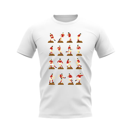 Red Rugby Figurines T-Shirt (White)_0