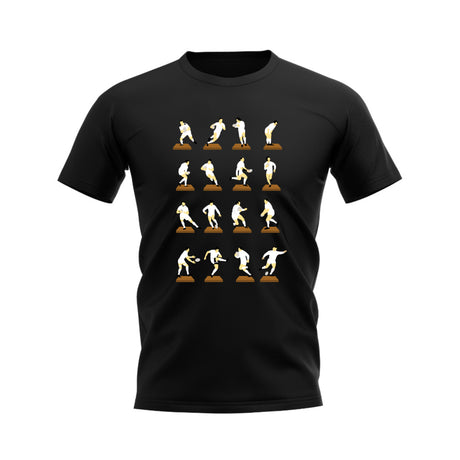White Rugby Figurine T-Shirt (Black)_0
